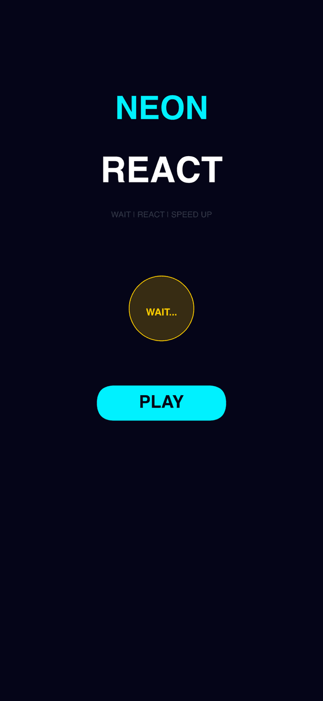 Neon React preview