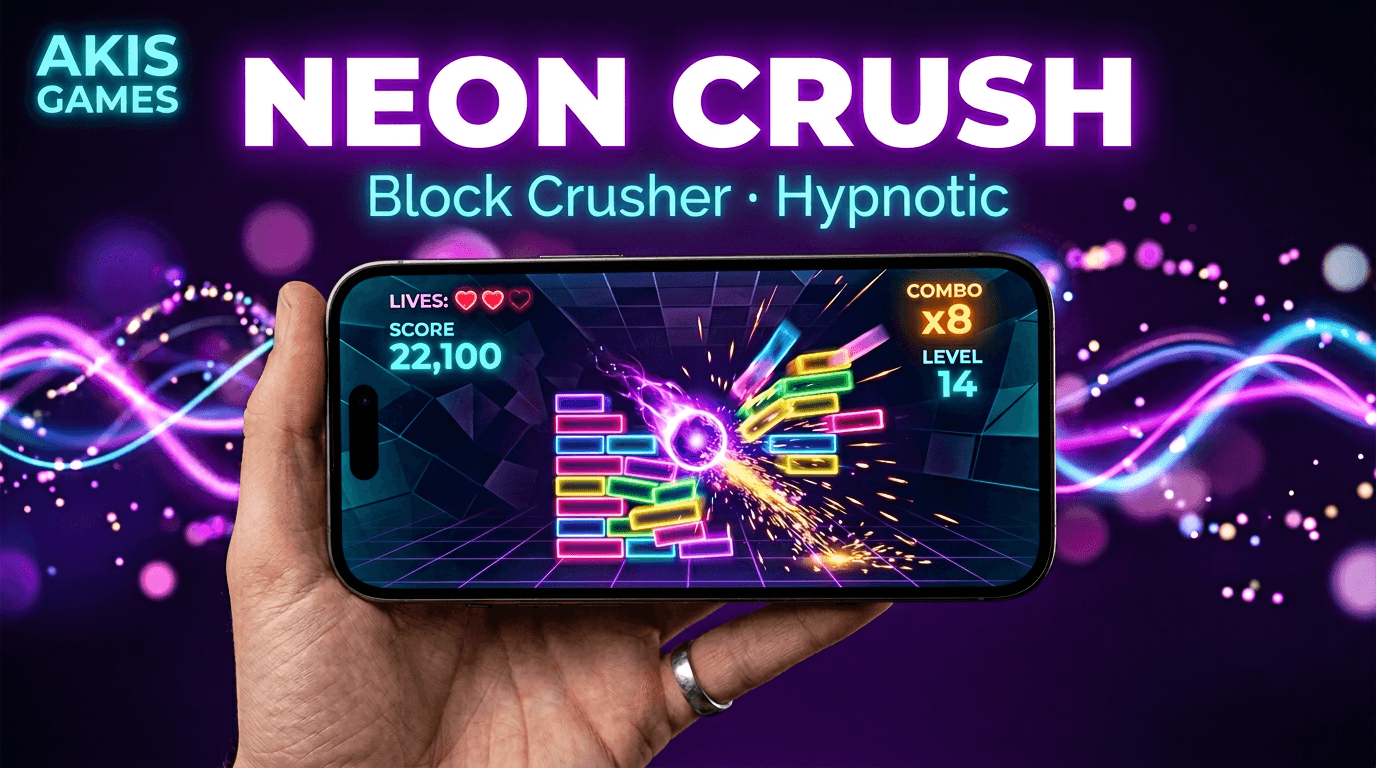 Neon Crush — Block crusher
